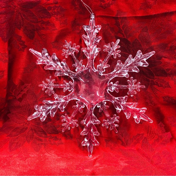 Large Clear Acrylic Snowflake - Picture 16 of 16